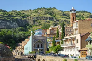 Sulphur baths and historic buildings in the Abanotubani bath district, Tbilisi (Tiflis) Sulphur baths and historic buildings in the Abanotubani bath district, Tbilisi (Tiflis)