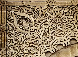 Fez Collection: Sultan Moulay Ismail Mausoleum, detailed view, Meknes, Fez-Meknes Region, Morocco