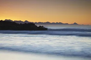 Sunrise on Plettenberg Bay beach, Western Cape, South Africa Sunrise on Plettenberg Bay beach, Western Cape, South Africa
