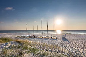 Sunset at the beach, Vitte, Hiddensee island, Mecklenburg-Western Pomerania, Germany Sunset at the beach, Vitte, Hiddensee island, Mecklenburg-Western Pomerania, Germany