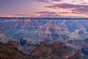 Sunset view of south rim from Hopi Point, Grand Canyon National Park, Arizona, USA Sunset view of south rim from Hopi Point, Grand Canyon National Park, Arizona, USA