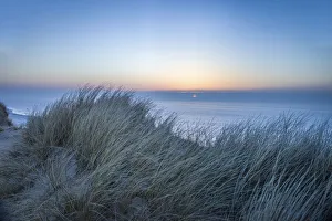 After sunset on the west beach near Kampen, Sylt, Schleswig-Holstein, Germany After sunset on the west beach near Kampen, Sylt, Schleswig-Holstein, Germany