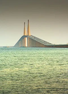 Sunshine Skyway Bridge, Tampa Bay, Saint Petersburg, Florida Sunshine Skyway Bridge, Tampa Bay, Saint Petersburg, Florida