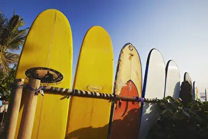 Surfboards on Legian beach, Bali, Indonesia Surfboards on Legian beach, Bali, Indonesia