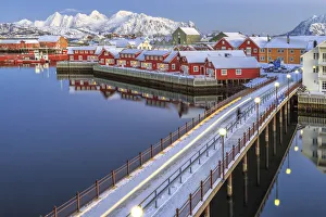 Svollvaer Lofoten Islands Norway Europe Svollvaer Lofoten Islands Norway Europe