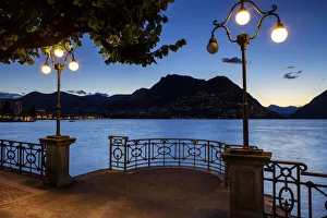 Switzerland, Ticino Canton, Lake Lugano, Lugano Switzerland, Ticino Canton, Lake Lugano, Lugano