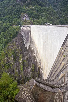 Switzerland, Ticino, Val Verzasca, Verzasca Dam (Europe Largest) Switzerland, Ticino, Val Verzasca, Verzasca Dam (Europe Largest)