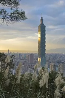 Taiwan Collection: Taipei 101 skyscraper, Taipei, Taiwan
