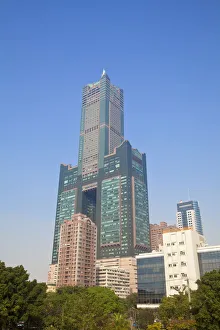 Taiwan, Kaohsiung, Singuang Ferry Whar, View of Kaoshiung 85 Sky Tower - Tunex Sky Tower Taiwan, Kaohsiung, Singuang Ferry Whar, View of Kaoshiung 85 Sky Tower - Tunex Sky Tower