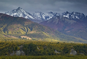 Talkeetna mountains from Glenn Highway Talkeetna mountains from Glenn Highway
