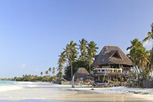 Tanzania. Zanzibar, Paje, beach resort and cafe Tanzania. Zanzibar, Paje, beach resort and cafe