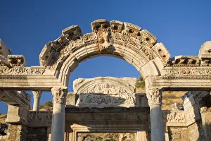 Temple of Hadrian, Curetes Street, Ephesus, Turkey Temple of Hadrian, Curetes Street, Ephesus, Turkey