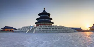 Temple of Heaven at sunrise, Beijing, China Temple of Heaven at sunrise, Beijing, China