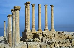 Archaeological Site of Sabratha Collection: Temple of Isis built in the 1st century AD at the ancient