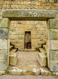 Temple of the Sun, detailed view, Ingapirca Ruins, Ingapirca, Canar Province, Ecuador Temple of the Sun, detailed view, Ingapirca Ruins, Ingapirca, Canar Province, Ecuador