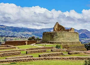 Ecuador Collection: Temple of the Sun, Ingapirca Ruins, Ingapirca, Canar Province, Ecuador