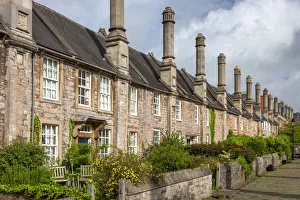Terraced cottages in Vicars Close, Wells, Somerset Terraced cottages in Vicars Close, Wells, Somerset