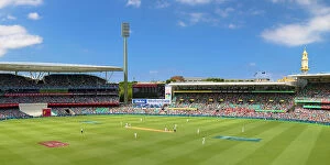 Australasia Collection: Test cricket match at Sydney Cricket Ground, Sydney, New South Wales, Australia