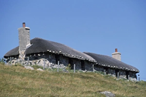 A thatched Blackhouse or traditional cottage A thatched Blackhouse or traditional cottage