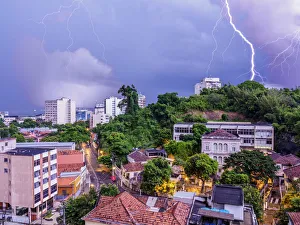 Thunderstorm over Niteroi, State of Rio de Janeiro, Brazil Thunderstorm over Niteroi, State of Rio de Janeiro, Brazil