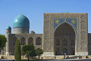 Tilla Kari Madrassa, Registan, Samarkand, Uzbekistan Tilla Kari Madrassa, Registan, Samarkand, Uzbekistan
