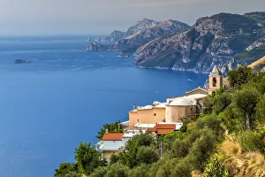 Amalfi Coast Print: Nocelle Village