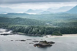 Tofino, harbour and clayoquot sound landscape. Vancouver Island, British Columbia, Canada Tofino, harbour and clayoquot sound landscape. Vancouver Island, British Columbia, Canada