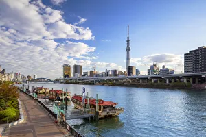Tokyo Skytree and Sumida River, Tokyo, Japan Tokyo Skytree and Sumida River, Tokyo, Japan