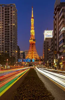 Tokyo Tower at Night, Tokyo, Honshu, Japan Tokyo Tower at Night, Tokyo, Honshu, Japan