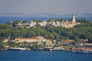 Topkapi Palace and Bosphorus from Galata Tower Topkapi Palace and Bosphorus from Galata Tower