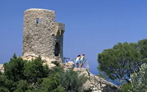 Torre de Ses Animes, Banyalbufar, Majorca, the Balearic Islands, Spain Torre de Ses Animes, Banyalbufar, Majorca, the Balearic Islands, Spain