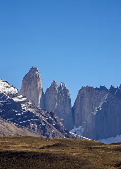 Towers of Paine, Torres del Paine National Park, Patagonia, Chile Towers of Paine, Torres del Paine National Park, Patagonia, Chile