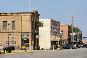 Town of Custer, Custer County, Black Hills, South Dakota,USA Town of Custer, Custer County, Black Hills, South Dakota,USA