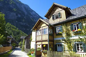 Traditional Architecture, Hallstatt, Hallstattersee, Oberosterreich, Upper Austria Traditional Architecture, Hallstatt, Hallstattersee, Oberosterreich, Upper Austria