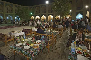 Traditional dancing and folklore festival in Bukhara, Uzbekistan Traditional dancing and folklore festival in Bukhara, Uzbekistan