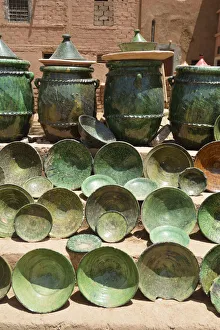 Traditional green pottery from Tamegroute, Zagora region. Morocco Traditional green pottery from Tamegroute, Zagora region. Morocco
