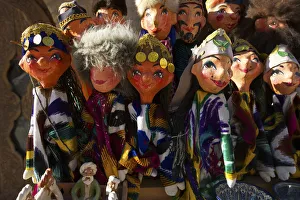 Traditional puppets, souvenirs, Khiva, Uzbekistan Traditional puppets, souvenirs, Khiva, Uzbekistan