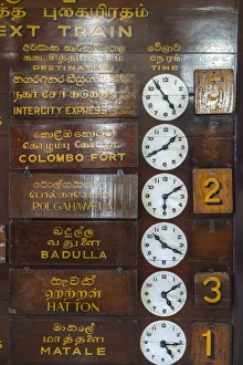 Train timetable, Kandy tain station, Sri Lanka Train timetable, Kandy tain station, Sri Lanka