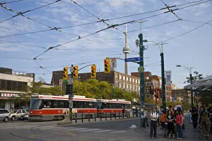 Tram, Chinatown, Toronto, Ontario, Canada Tram, Chinatown, Toronto, Ontario, Canada