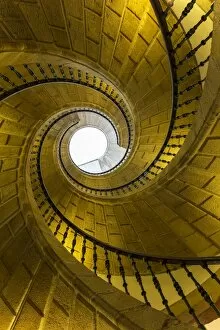 Santiago De Compostela Gallery: Triple spiral staircase of floating stairs
