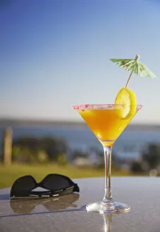 Tropical drink at Hotel Cardoso, Maputo, Mozambique