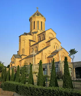 Images Dated 6th November 2012: Tsminda Sameba (Trinity) cathedral, Tbilisi, Georgia