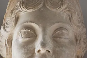 Tunisia, Tunis, Carthage, Byrsa Hill, Musee de Carthage, Roman-era sculpture detail Tunisia, Tunis, Carthage, Byrsa Hill, Musee de Carthage, Roman-era sculpture detail