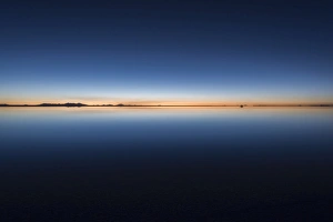 Twilight over the Salar de Uyuni, Southern Altiplano, Bolivia Twilight over the Salar de Uyuni, Southern Altiplano, Bolivia
