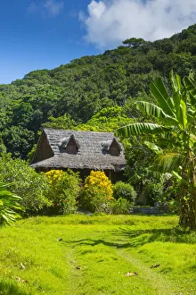 Typical Creole house, La Digue, Seychelles Typical Creole house, La Digue, Seychelles