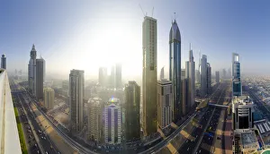 UAE, Dubai, Sheikh Zayed Road (Highway E11) UAE, Dubai, Sheikh Zayed Road (Highway E11)