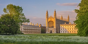 Cambridge Prints: Print of The Backs, Kings College Chapel