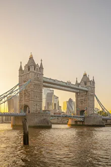 UK, England, London, Tower Bridge and City skyline beyond UK, England, London, Tower Bridge and City skyline beyond