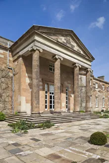 Prints of UK, Northern Ireland, County Down, Hillsborough, Hillsborough Castle, HM the Queens official residence in Northern Ireland, exterior Castle Prints: Hillsborough Castle Exterior Print, Northern Ireland