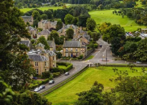 UK, Scotland, Elevated view of Stirling UK, Scotland, Elevated view of Stirling